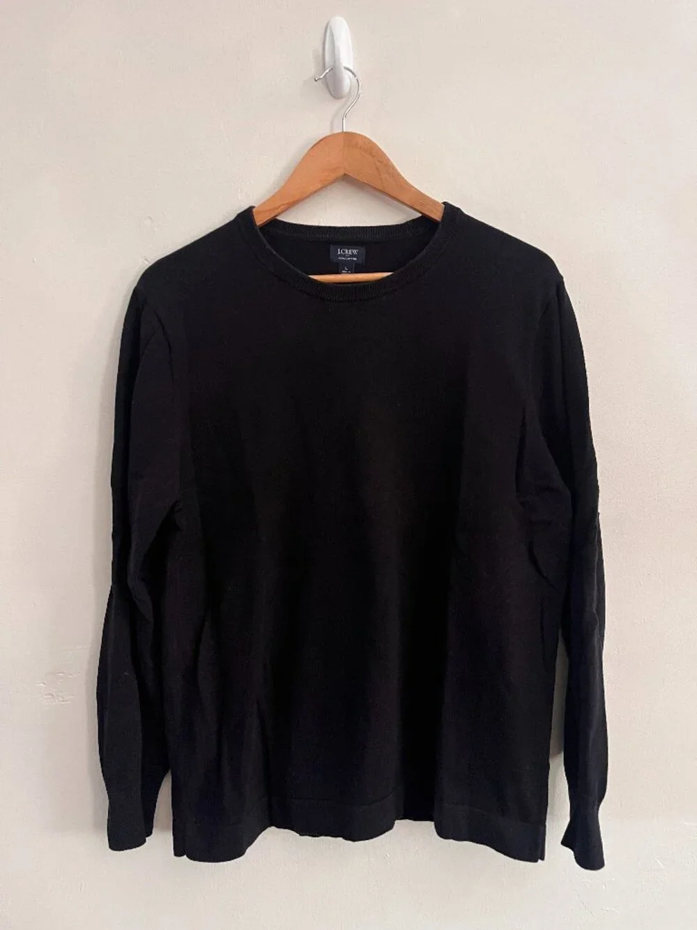 J Crew Cotton Crew Neck Sweater